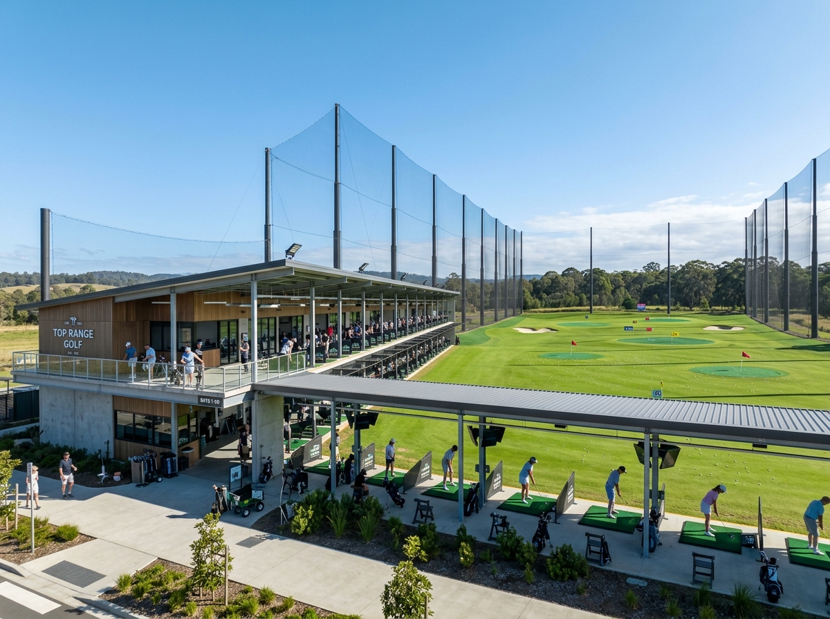 Thiết kế thi công sân tập golf driving range