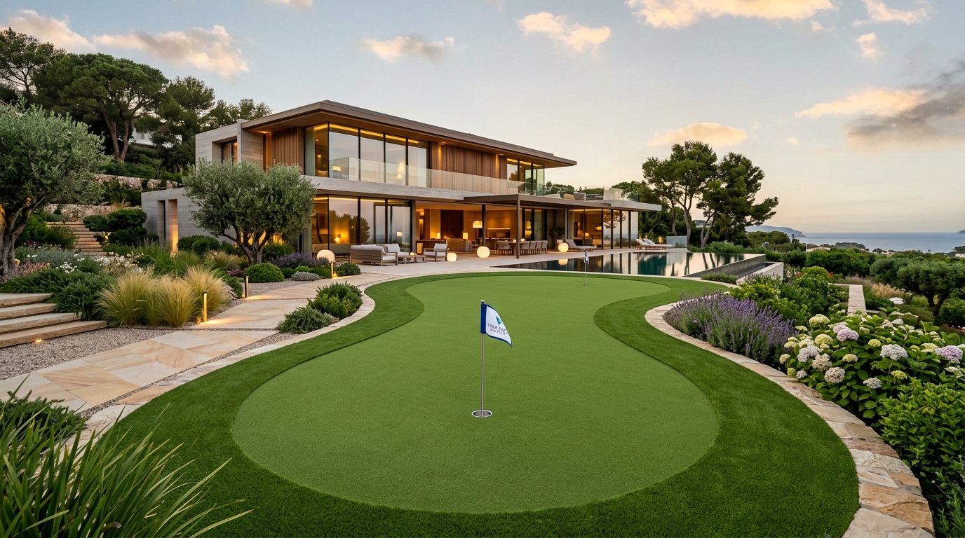 Sân tập golf mini biệt thự Mộc Thiên Phát